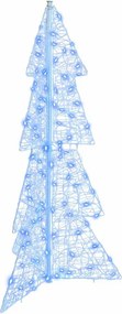 vidaXL Χριστουγεννιάτικο Δέντρο 100 LED Μπλε 120 cm Ακρυλικό