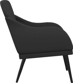 vidaXL Πολυθρόνα Μαύρη 63 x 76 x 80 εκ. από Συνθετικό Δέρμα