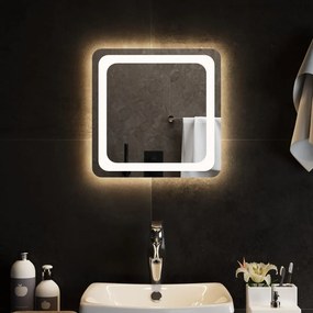 Καθρέφτης Μπάνιου με LED 40x40 εκ. - Διαφανές