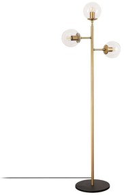 Φωτιστικό Δαπέδου Atmaca 942FLG1501 57x22x163cm 3xE14 15W Gold-Clear Opviq