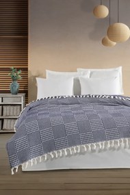 Stewehome Πολυλειτουργική πικέ κουβέρτα διπλού στρώματος με γεωμετρικό σχέδιο 200x230 cm