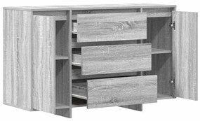 vidaXL Πλαϊνό γραφείο Γκρι sonoma 120 x 41 x 75 εκ. Επεξεργασμένο ξύλο