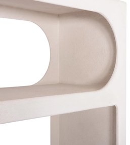 ΒΙΒΛΙΟΘΗΚΗ ΣΕΙΡΑ SANTORINI  MDF ΣΕ ΥΠΟΛΕΥΚΟ ΧΡΩΜΑ 80x38x180Yεκ. 80x38x180 εκ.