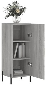 vidaXL Ντουλάπι Γκρι Sonoma 34,5x34x90 εκ. από Επεξεργασμένο Ξύλο