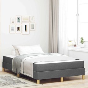 vidaXL Κρεβάτι με ελατήρια Ταμπά, Καφέ 120 x 190 cm