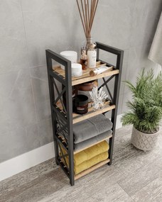 Ράφι Μαύρο GASEBUN 23x18x64