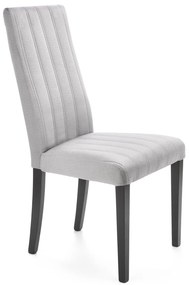 DIEGO 2 chair, color: quilted velvet Stripes - MONOLITH 85 DIOMMI V-PL-N-DIEGO_2-CZARNY-MONOLITH85 DIOMMI-60-22526
