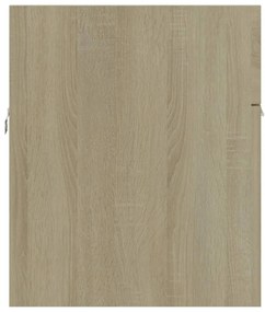 vidaXL Ντουλάπι Νιπτήρα Sonoma Δρυς 90 x 38,5 x 46 εκ. από Επεξ. Ξύλο