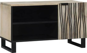 vidaXL Μονάδες TV 80 x 33 x 46 εκ Λευκό Επεξεργασμένο Ξύλο
