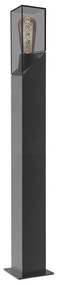 Κολωνάκι Δαπέδου Εξ.Χώρου IP54 H80cm 1xE27  23w Χυτό Αλουμίνιο Γραφίτης Sun Light GL19503