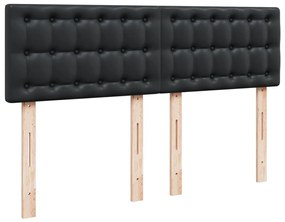 ΚΡΕΒΑΤΙ BOXSPRING ΜΕ ΣΤΡΩΜΑ ΜΑΥΡΟ 140X190ΕΚ.ΑΠΟ ΣΥΝΘΕΤΙΚΟ ΔΕΡΜΑ 3288420