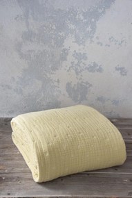 ΚΟΥΒΕΡΤΑ 230x250cm NIMA - BALMY MUSTARD BEIGE