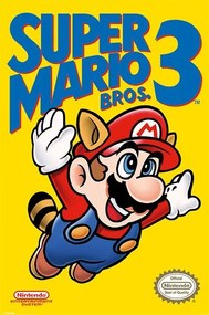 Αφίσα Super Mario Bros. 3 - NES Cover, (61 x 91.5 cm)