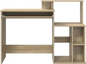 vidaXL Γραφείο Δρύς Sonoma 120,5 x 44 x 88,5 εκ Επεξεργασμένο ξύλο