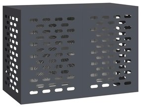 vidaXL Κάλυμμα κλιματιστικού Ανθρακί 100 x 50 x 70 cm Ατσάλι