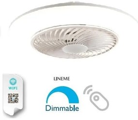 Ανεμιστήρας Οροφής DC 45W LED 1070 RPM Cierzo LINEME-02-00178-Λευκό 02-00178