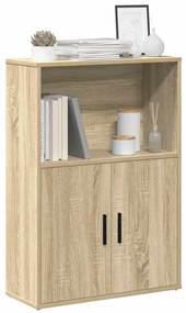 vidaXL Βιβλιοθήκη Sonoma Δρυς 60x24x85 εκ. από Επεξεργασμένο Ξύλο