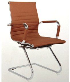 Καρέκλα Υποδοχής Bs 8250 Brown 01-0154 56X61X90cm