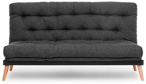 Καναπές - Κρεβάτι Τριθέσιος Saki 859FTN2848 185x82x92cm Dark Grey