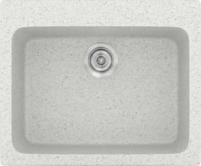 Sanitec Classic 331 (60×50) - Γρανιτένιος νεροχύτης - Granite WHITE