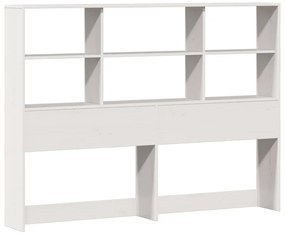 vidaXL Κρεβάτι Βιβλιοθήκη Χωρίς Στρώμα 140x200 εκ Μασίφ Ξύλο Πεύκο