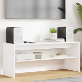 vidaXL Ντουλάπι TV Λευκό 100 x 30 x 40 εκ Επεξεργασμένο ξύλο