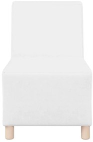 vidaXL Μοναδικός Καναπές χωρίς Χερούλια 3 pcs Λευκό 55 x 74 x 82 εκ.