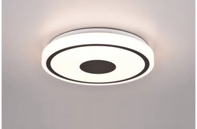 Πλαφονιέρα Φωτιστικό Οροφής LED 16W Μαύρο-Λευκό Bunda R64361132 Trio Lighting-R64361132-Μαύρο-Λευκό R64361132