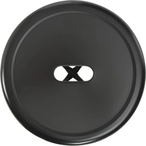 vidaXL Σκαμπό Μπαρ 6 τεμ. Μαύρα Ατσάλινα