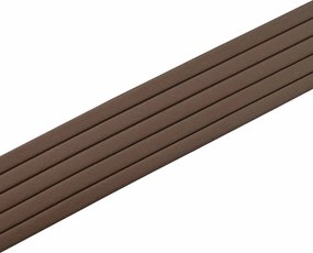 vidaXL Αυτοκόλλητη σφραγίδα παραθύρου Καφέ 8 x 2 mm 12 m EPDM αφρός
