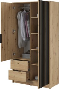 Ντουλάπα Nolan Δίφυλλη-Fusiko