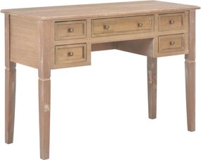 280072 vidaXL Writing Desk Brown 109,5x45x77,5 cm Wood
