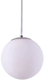 Φωτιστικό Οροφής 77-3712 SE1140-1-OP Alessia Opal Glass Chrome Homelighting Γυαλί