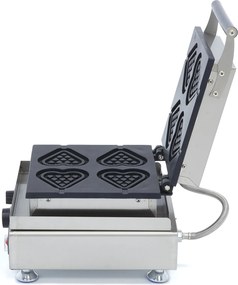 Waffle Maker - 4 Pieces - Hearts on Sticks