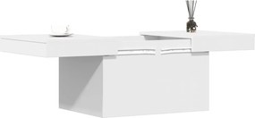 vidaXL Τραπεζάκι Σαλονιού Λευκό 100x55x40 εκ. Επεξεργασμένο Ξύλο