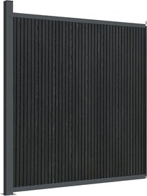 vidaXL Πάνελ Περίφραξης Γκρι 173 x 186 εκ. από WPC