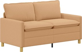 vidaXL Καναπές Μπεζ 156 x 81 x 87,5 εκ Ύφασμα
