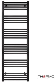Θερμαινόμενη Πετσετοκρεμάστρα H150x50cm Black Υδραυλική/Ηλεκτρική Λειτουργία Mild Steel Thermo Alto ALT15050-400