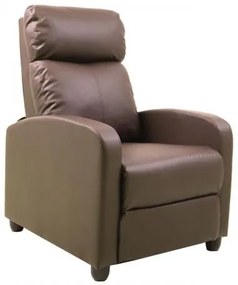 PORTER Πολυθρόνα Relax Σαλονιού - Καθιστικού / Pu Καφέ 68x86x99cm Ε9781,7P