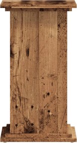 vidaXL Βάσεις Φυτών Όψη Παλαιού Ξύλου 33x33x60 εκ. Επεξ. Ξύλο