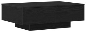 vidaXL Τραπεζάκι σαλονιού Μαύρος Δρυς 90x60x31 εκ. Επεξεργασμένο ξύλο