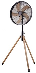 Primo PRSF-80580 Ανεμιστήρας Ορθοστάτης 18'' 45εκ. Μεταλλικός Με Ξύλινο Τρίποδο Μαύρος