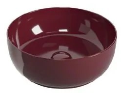 Scarabeo Glam Eπικαθήμενος Νιπτήρας Πορσελάνης Φ39 Cherry Glossy