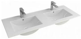 Bathroom sink SLIM 120 White glossy porcelain 120x46 cm