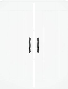 vidaXL Ντουλάπι Λευκό 69,5x34x180 εκ. από Επεξεργασμένο Ξύλο