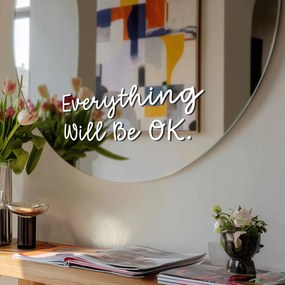 Αυτοκόλλητο για καθρέφτη S17 – Everything Will Be OK.