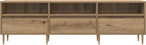 vidaXL Έπιπλο Τηλεόρασης τεχνίτης Δρυς 150x30x44,5 εκ.