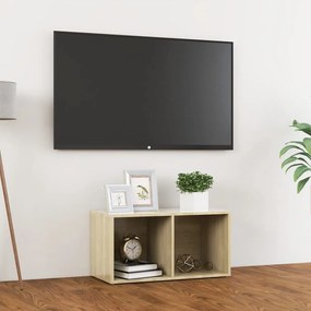 Έπιπλο Τηλεόρασης Sonoma Δρυς 72x35x36,5 εκ. από Επεξ. Ξύλο 805528