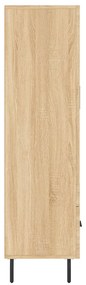 vidaXL Ντουλάπα Sonoma Δρυς 69,5 x 31 x 115 εκ. από Επεξεργασμένο Ξύλο
