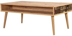 Τραπέζι Σαλονιού Viva 869VEL2525 110x60x45cm Multi